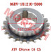Engin Oil Drive Sprocket - Model MICF0GRV-161210-5000 CFMoto Oil Pump Drive Sprocket 0GRV-161210-5000 | CForce C4/C5 & GOES TERROX