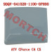 RH Trunk Cover - Model MICF9DQV-041028-1100-0PH00 CFMoto RH Trunk Cover 9DQV-041028-1100-0PH00 CM Stone Gray for CForce C4/C5 & Terrox 500/550 (2026-2027)
