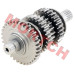 Genuine CFMoto countershaft assembly (0GQV-064000-5000). Fits CForce C4/C5 and GOES TERROX 550L/500L EPS. Complete transmission countershaft for reliable gear shifting.