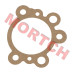 Genuine CFMoto oil pump gasket (part 0GRV-072200-5000). Fits CForce C4 Touring/C4/C5 and GOES TERROX 550L/500L EPS 2026. Precision-cut seal for oil pump to prevent oil pressure loss.