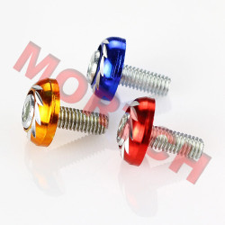 Aluminium Screw M6 Blue Aluminium Screw M6 Blue