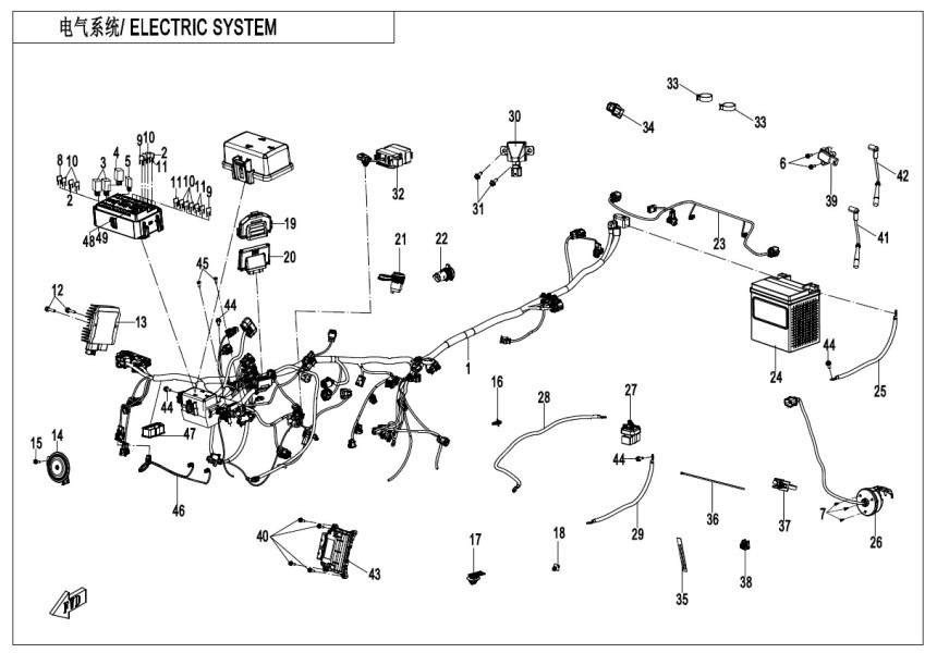 ELECTRIC SYSTEM CF1000AZ-2-F15-1-V2
