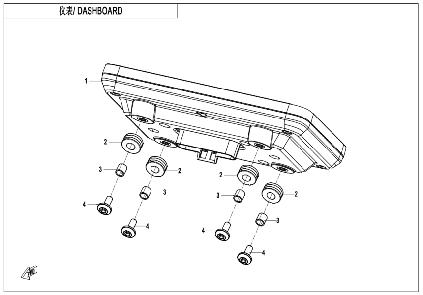DASHBOARD(7 INCH) CF1000AZ-2-F17-A