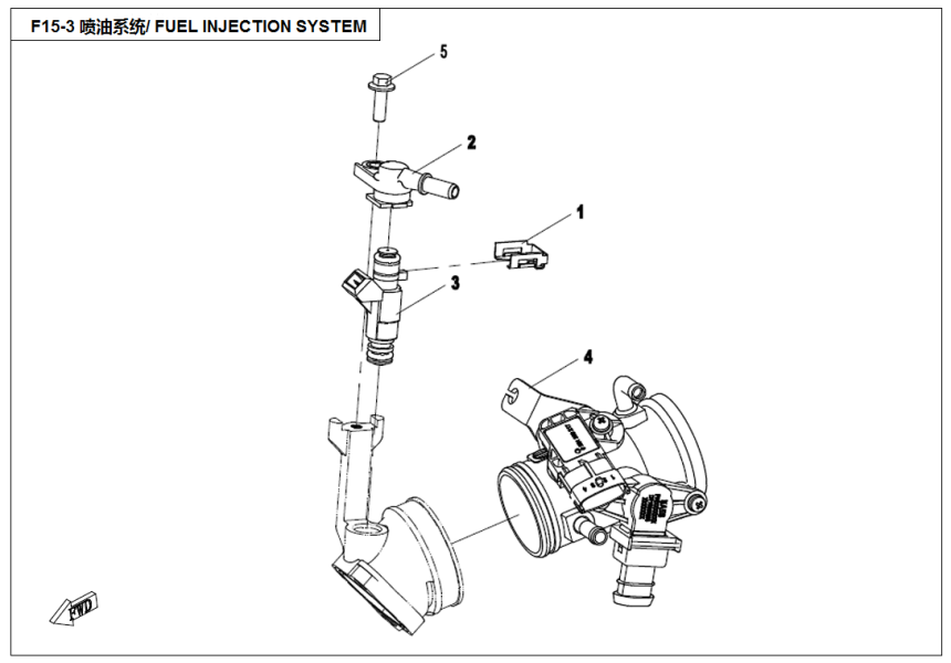 FUEL INJECTION SYSTEM CF400AU-L-F15-3