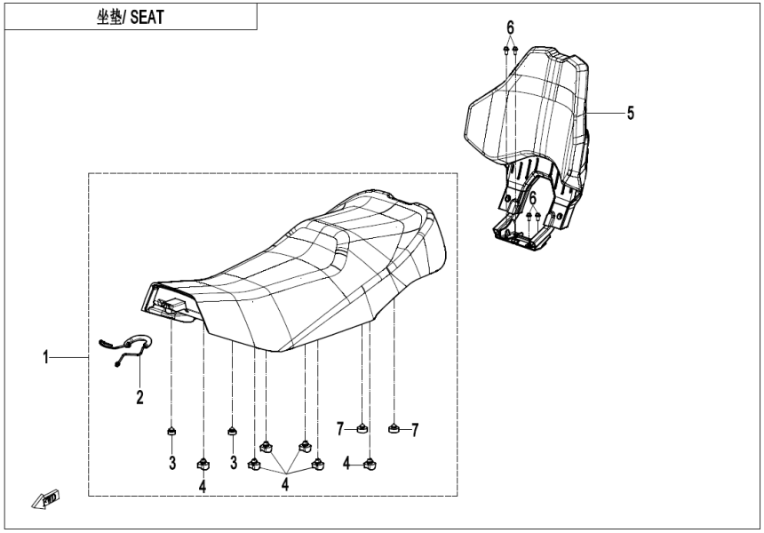 SEAT CF400AZ-7L-F13