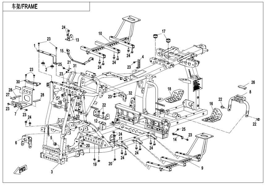 FRAME CF800AU-2A-F03