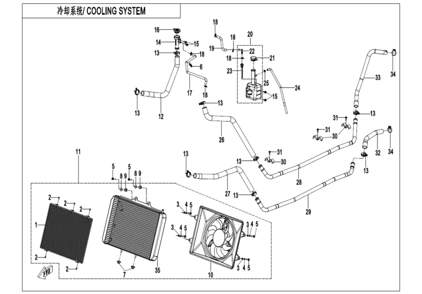COOLING SYSTEM CF1000SU-D-F18