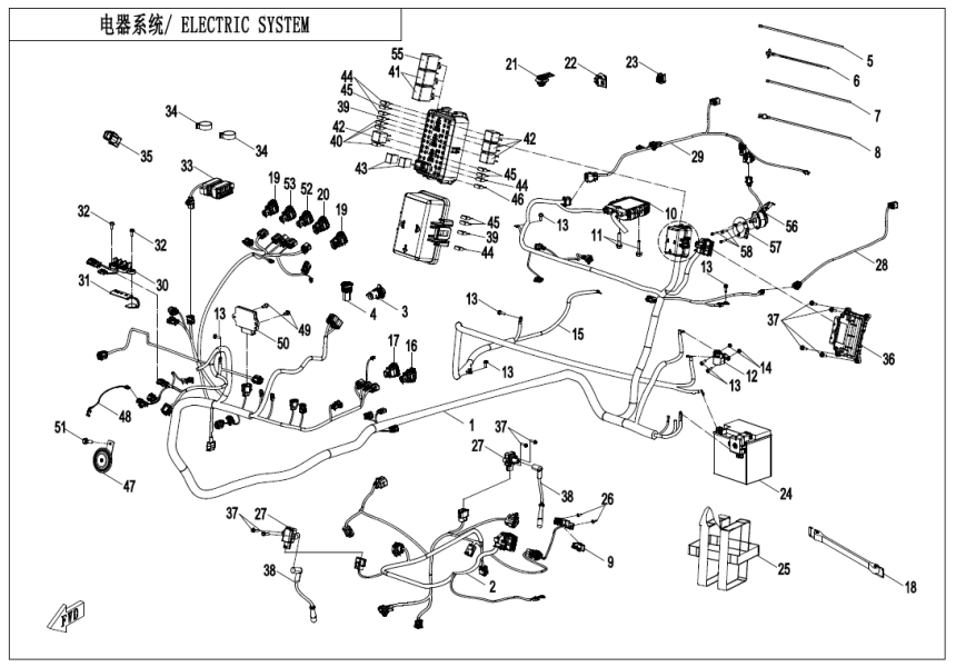 ELECTRIC SYSTEM CF1000SZ-3L-F15-1