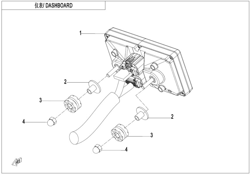 DASHBOARD CF1000SZ-3L-F17