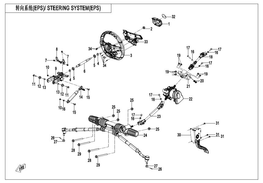 STEERING SYSTEM(EPS) CF1000SZ-L-F10