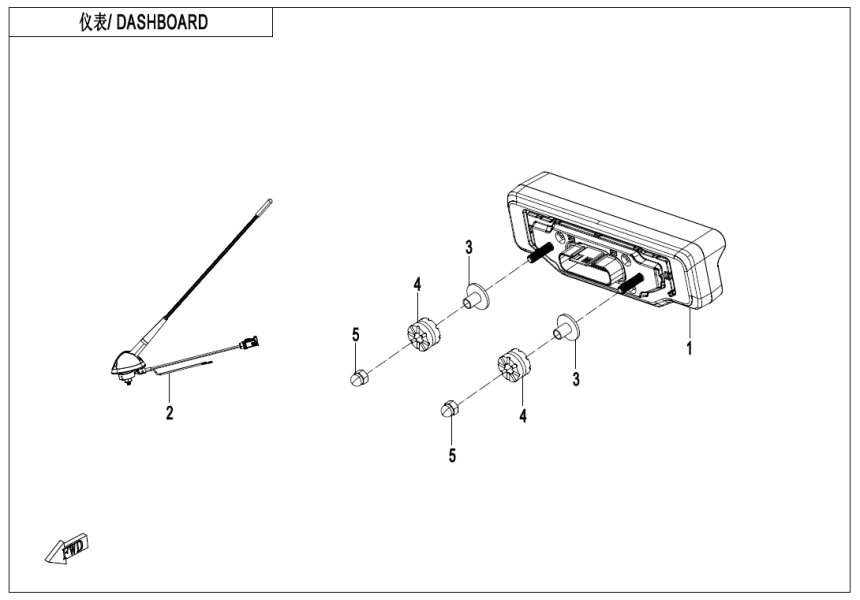 DASHBOARD CF1000SZ-L-F17-A