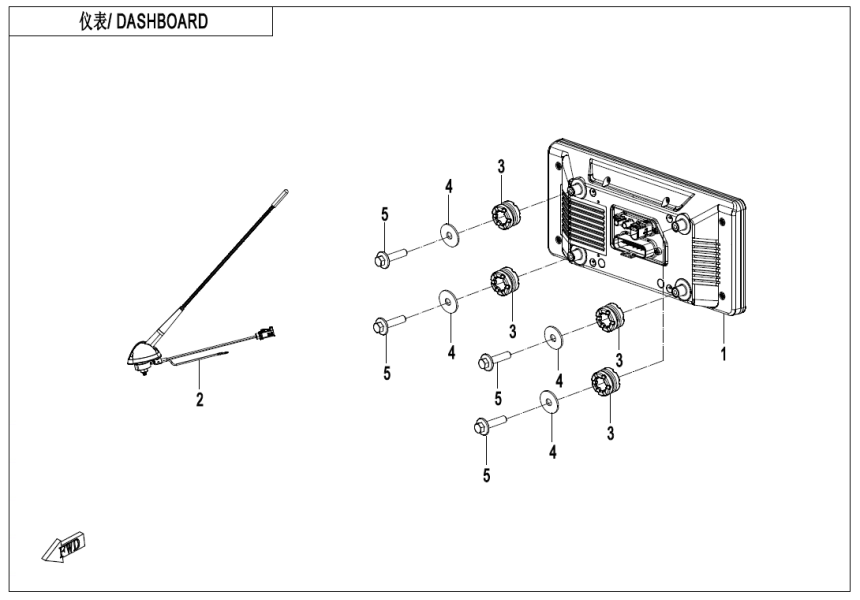MMI DASHBOARD CF1000SZ-L-F17-B