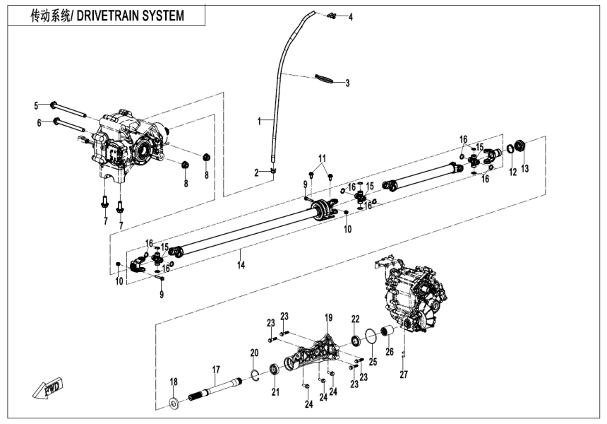 DRIVETRAIN SYSTEM CF1000SZ-F30