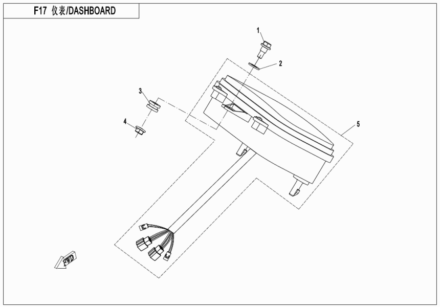 DASHBOARD CF1000US-2-F17