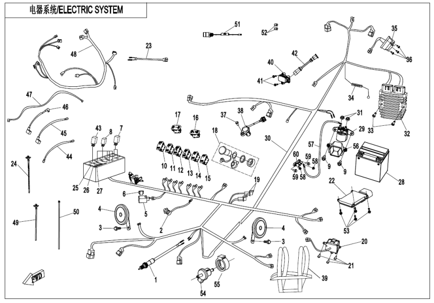 ELECTRIC SYSTEM CF500US-EX-F15-1-V3