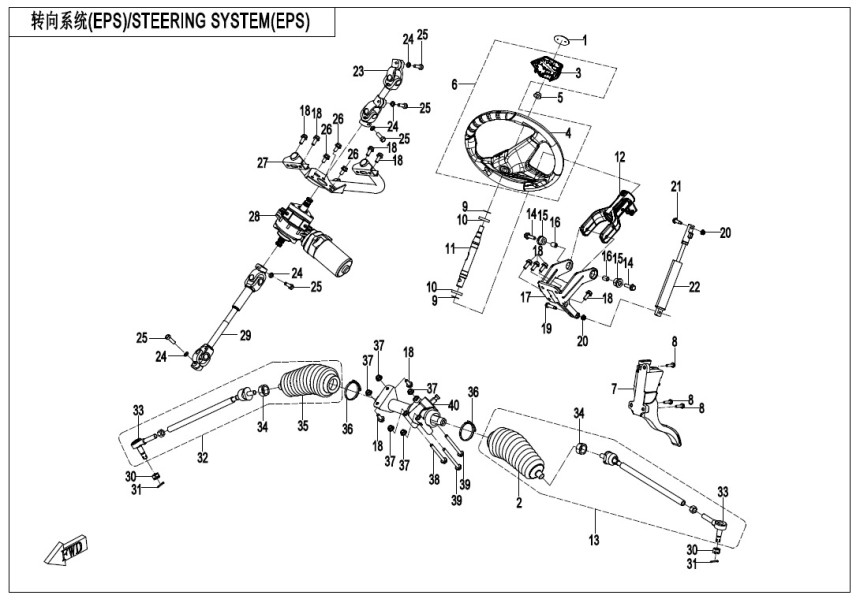 STEERING SYSTEM(EPS) CF1000UU-2-F10-V2