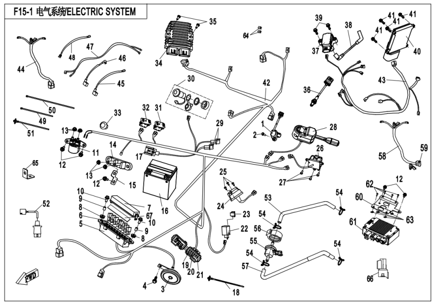 ELECTRIC SYSTEM CF500UU-F15-1