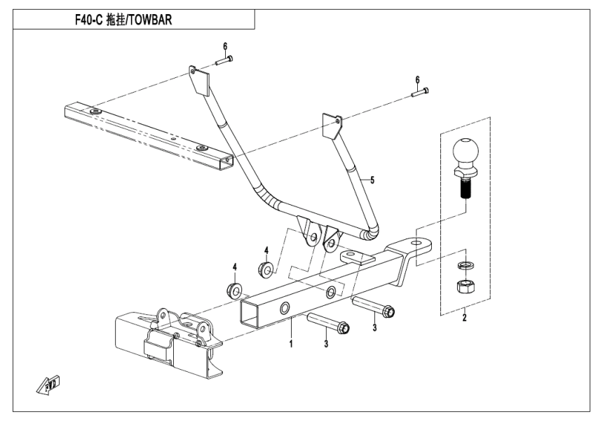 TOWBER CF500UU-F40-C-V2