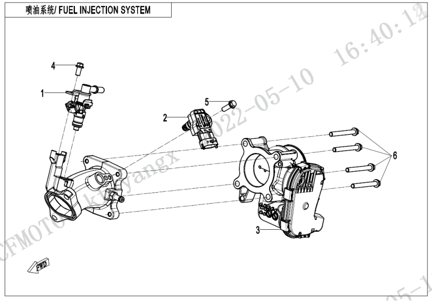 FUEL INJECTION SYSTEM 191S-B-E17