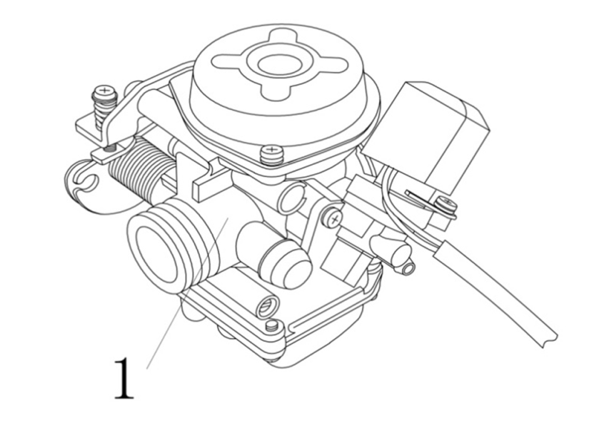 CARBURETOR 1P39QMB-E09