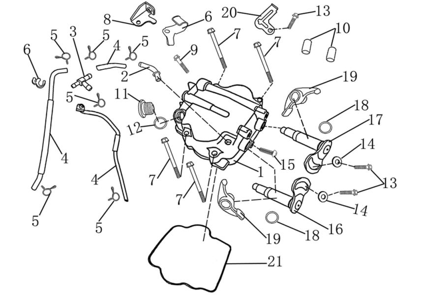 CYLINDER HEAD COVER COMP 1P72MM-E01