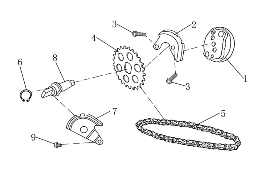 OIL PUMP COMP 1P72MM-E10