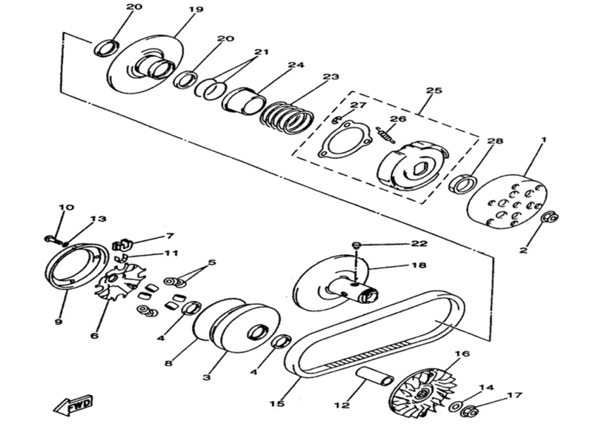 CVT COMP. 1P73MN-E11