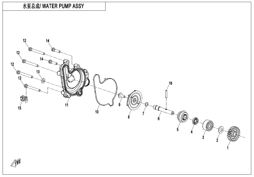 WATER PUMP ASSY