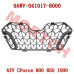 Front Ventilation Net - Model MICF9AWV-041017-8000 CFMoto Front Ventilation Net 9AWV-041017-8000 | CForce 1000/850/800 2024-2026
