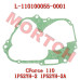 CFMoto Crankcase Gasket L-110100055-0001 | CForce 110 ATV 1P52YH-2