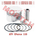 Piston Assy - Model MICFL-1300A0000 CFMoto Piston Assy for CForce 110 | Piston Ring & Pin Kit