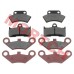 Front Rear and Packing Brake Pad