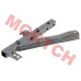 Genuine CFMoto RH rear lower footrest assembly (part 9CQV-030200-3000). Fits CForce 450 L, CForce 520 L, and CForce X5 520L 2022-2026. Sturdy right-side rear footrest for passenger comfort.