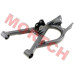 Genuine CFMoto rear lower RH swing arm assembly (part 9DQV-060410-3001-0BP00). Fits CForce 450 L, CForce 520 L/X5, and CForce 625 Touring 2021-2026. Black finish, heavy-duty lower control arm for rear suspension load support.