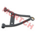 Genuine CFMoto Front Lower RH Swing Arm Assembly 9DQV-050410-3001-0BP00. OEM right front suspension arm for CForce 450L-520L ATVs. Durable construction. Fits 2022-2024 models.