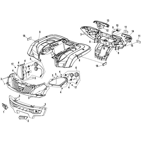 Front Turn Light(RH) Front Turn Light(RH)