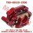 Rear Brake Caliper, LH - Sintered Pad