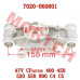 CFMoto RH Rear Bearing Carrier Assy 7020-060801 for CForce 400/450/500/520/820 & Terrox (2014-2026)
