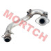 Muffler Front Exhaust Pipe - Model MICF7000-021100-00001 Genuine CFMoto muffler front exhaust pipe (part 7000-021100-00001). Fits ZForce 800EX, ZForce 800 Trail, and ZForce Z8-EX 2012-2022. Heat-resistant front header pipe for exhaust system.