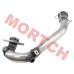 Muffler Front Exhaust Pipe - Model MICF7000-021100-00001 CFMoto front exhaust pipe, muffler front pipe, header pipe, 7000-021100-00001, ZForce 800 exhaust pipe, ZForce 800 Trail front pipe, ZForce 800EX muffler pipe, CFMoto SSV exhaust component, OEM exhaust pipe