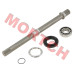 Genuine CFMoto front output shaft assembly (part 0JWA-062300-10001). Fits CForce 800/850/1000, ZForce 950/1000, and UForce 1000. Complete kit includes shaft, bearing, seal, and retainer. Essential 4WD driveline component.