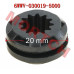 Genuine CFMoto cushion sleeve (part 6WWV-030019-5000). Fits 125NK, 230 DUAL, 450SR/450NK, 675SR-R, 700MT, 800MT/800NK, and 1000 MT-X. High-elasticity rubber bushing for vibration dampening and component protection.