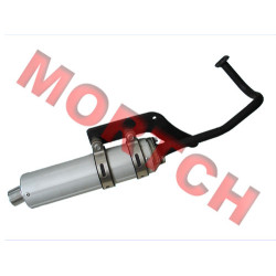 Falcon 125cc Exhaust - Aluminium Falcon 125cc Exhaust - Aluminium