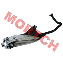 GY6 50cc Exhaust with Cap - Steel GY6 50cc Exhaust with Cap - Steel