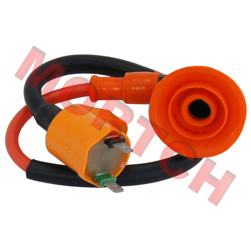 GY6 Racing Ignition Coil + Spark Plug Cap GY6 Racing Ignition Coil + Spark Plug Cap