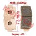 Rear Brake Sintered Pad - Model MISG-A02E11320002 Segway Rear Brake Sintered Pad | A02E11320002 | AT5 S T3b AT5 L T3b