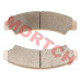 Front Brake Sintered Pad - Model MISG-S05E15A20002 SEGWAY front brake pad, S05E15A20002, sintered brake pad, Villain SX10 brake pad, copper sintered brake pad, HH grade brake pad, UTV front brake pad, SEGWAY OEM brake pad, T=9 brake pad, fade-free brake pad, off-road UTV brake pad, Villain SX10 parts