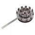 Engine Clutch Tool Derbi Euro 2/3 - Model MIVLT-Derbi-Euro-2-3-4 Derbi EURO 2-3-4 clutch wrench for D50B0/EBE050 50cc 2T engines. Essential lock tool for clutch disassembly and maintenance. Fits Aprilia RS/RX/SX, Derbi GPR/Senda, Gilera RCR/SMT, Bultaco Astro/Lobito & more.