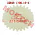 Linhai 250 Impeller Shaft Gear - Model MILH170M.15-4 Linhai Impeller Shaft Gear 22815 | Part 170M.15-4 | Fits 260 300 T3b EFI 370 400 420 PROMAX T3b